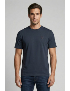 Blauer t-shirt girocollo Athens 26sbluh02306-007440 [797958e8]