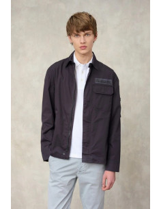 Blauer camicia multitasche Lambert 26sblus04360-007499 [0d9b9e02]