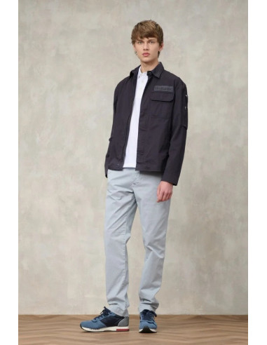 Blauer camicia multitasche Lambert 26sblus04360-007499 [63a01c0b]