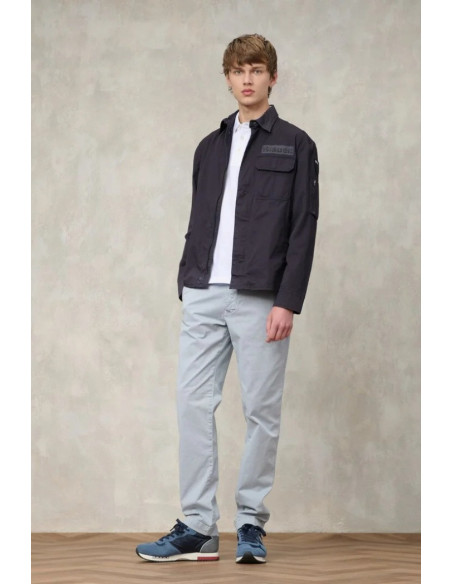 Blauer camicia multitasche Lambert 26sblus04360-007499 [63a01c0b]