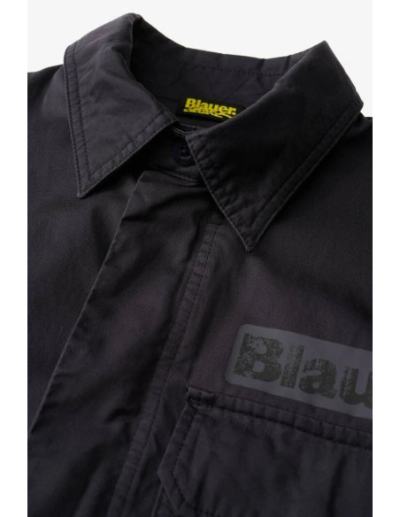Blauer camicia multitasche Lambert 26sblus04360-007499 [d1ed9a11]