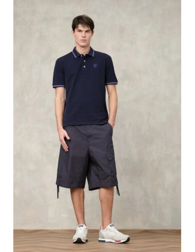 Blauer polo doppia riga Agassiz 26sblut02293-006801 [1bad3410]