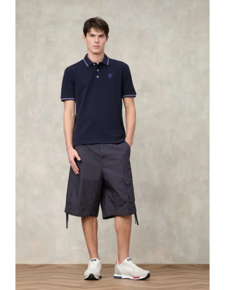 Blauer polo doppia riga Agassiz 26sblut02293-006801 [1bad3410]