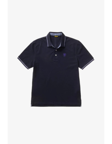 Blauer polo doppia riga Agassiz 26sblut02293-006801 [1efd730e]
