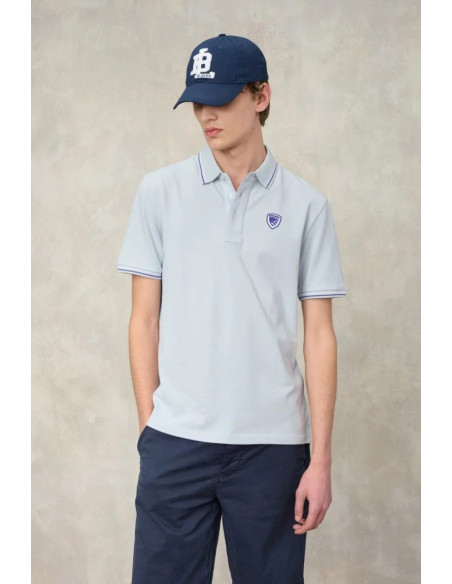 Blauer polo doppia riga Agassiz 26sblut02293-006801 [7dc4c6ca]