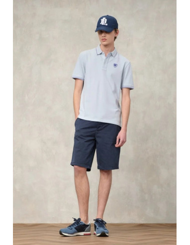 Blauer polo doppia riga Agassiz 26sblut02293-006801 [13ff44c3]