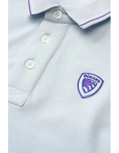 Blauer polo doppia riga Agassiz 26sblut02293-006801 [a1b2c2d9]