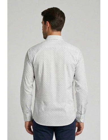 Markup camicia a fantasia no iron MK1930020 [d7789b36]