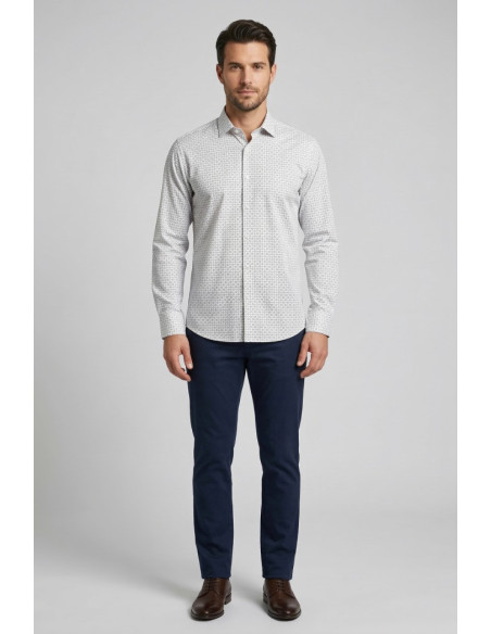 Markup camicia a fantasia no iron MK1930020 [60655a32]