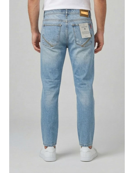 Squad2 jeans in denim di cotone Los Angeles 226005 lav.3 [6e94dd21]