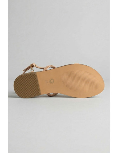Gold & Gold sandalo infradito con gioielli GL782 [5846235b]