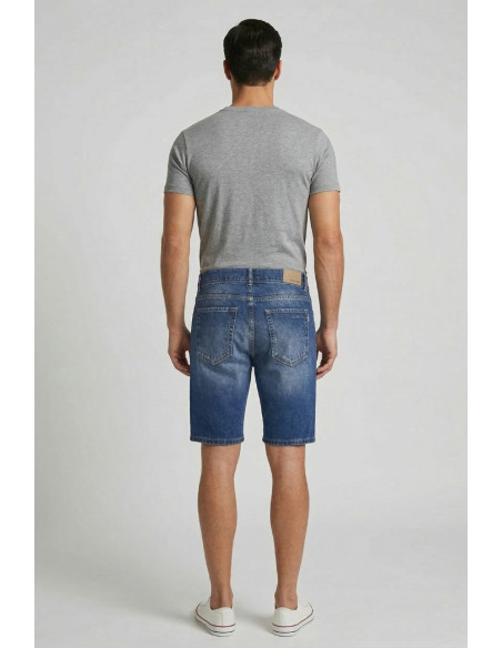 Antony Morato bermuda slim fit in denim Argon mmds00076-fa700169-w02256 [468b2160]