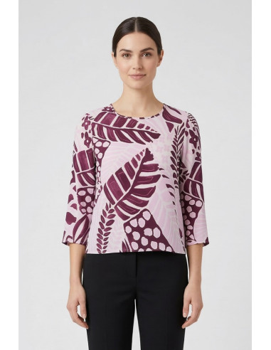 Tee Time blusa con manica 3/4 e26-zaf36203tt [cf0cd40b]