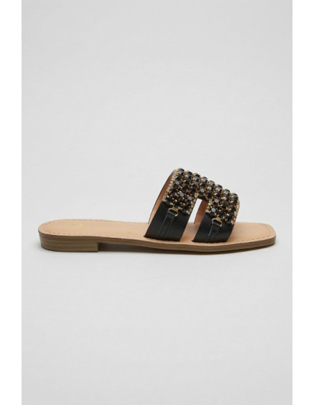 Gold & Gold ciabatta con strass GL783 [be0713cd]
