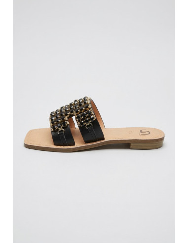 Gold & Gold ciabatta con strass GL783 [672150c0]