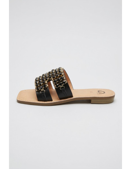 Gold & Gold ciabatta con strass GL783 [672150c0]