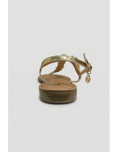 Gold & Gold sandalo infradito con dettaglio gioiello GL787 [ff741205]