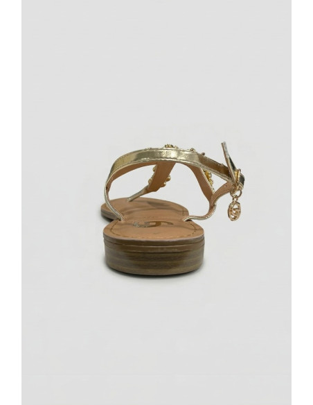 Gold & Gold sandalo infradito con dettaglio gioiello GL787 [ff741205]