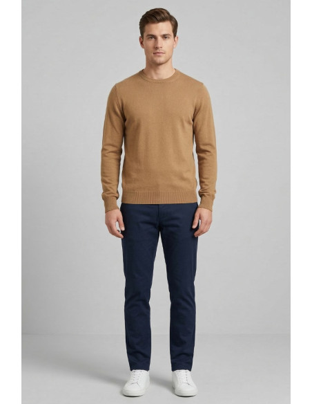 Urban Ring maglia girocollo in misto lino e cotone UR1100030 [4368625f]