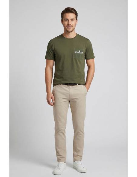 Urban Ring t-shirt in cotone con stampe e taschino UR1110024 [9ee025c4]