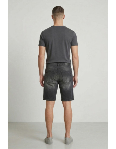 Antony Morato bermuda slim fit in black denim Argon mmds00076-fa700169-w02258 [3ba4d936]