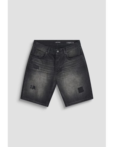 Antony Morato bermuda slim fit in black denim Argon mmds00076-fa700169-w02258 [89e95f2c]