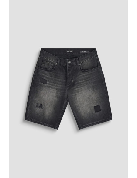 Antony Morato bermuda slim fit in black denim Argon mmds00076-fa700169-w02258 [89e95f2c]