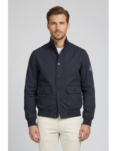Roy Roger's giubbotto in gabardina di cotone New Polo rru90189cq92xxxx [eaf8f073]