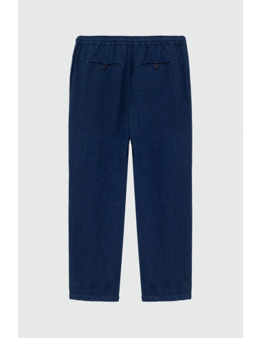 Roy Roger's pantalone chino in lino Portofino rru90301p4230569 [46a688e0]