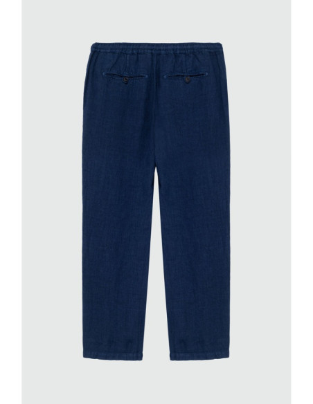 Roy Roger's pantalone chino in lino Portofino rru90301p4230569 [46a688e0]