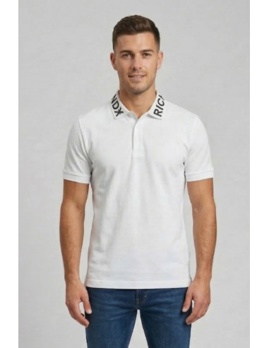 John Richmond polo in piquet di cotone Sutle ump26011po [0b652c45]