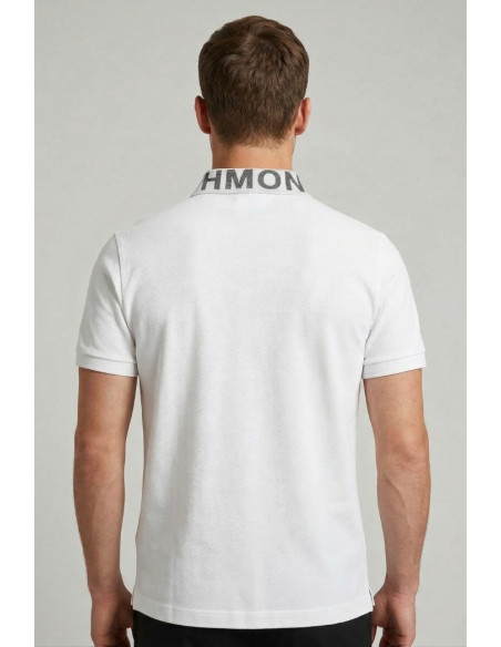 John Richmond polo in piquet di cotone Sutle ump26011po [d2436f48]