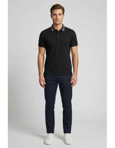 John Richmond polo in piquet di cotone Sutle ump26011po [4e5c16c0]