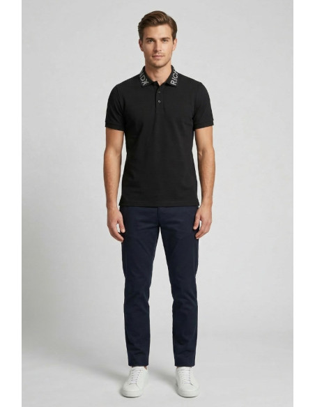 John Richmond polo in piquet di cotone Sutle ump26011po [4e5c16c0]