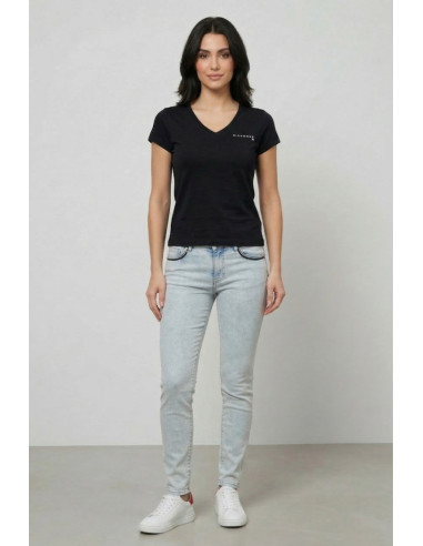 John Richmond t-shirt scollo a V Trocie uwp26002ts [7f6aa13a]