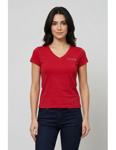 John Richmond t-shirt scollo a V Trocie uwp26002ts [8b955c4c]