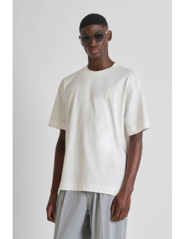 Antony Morato t-shirt boxy fit con logo ricamato mmks02621-fa100242 [bb952822]
