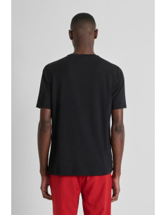 Antony Morato t-shirt regular fit in lycra con logo gommato mmks02618-fa100259 [4853dae4] 2