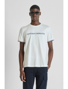 Antony Morato t-shirt regular fit in jersey con logo mmks02623-fa100240 [6d9f01be]