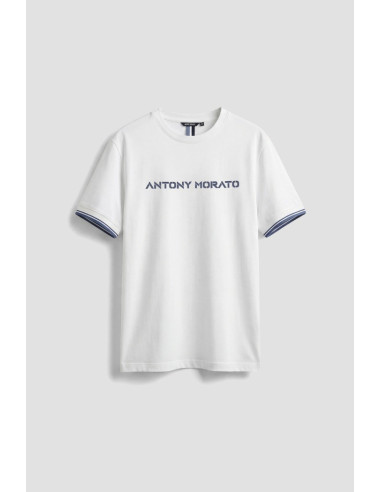 Antony Morato t-shirt regular fit in jersey con logo mmks02623-fa100240 [06f4c4a9]