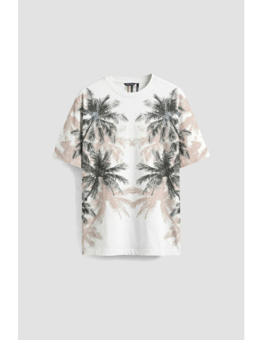 Antony Morato t-shirt regular fit in jersey con stampa floreale mmks02628-fa100144 [6ed61ce8]