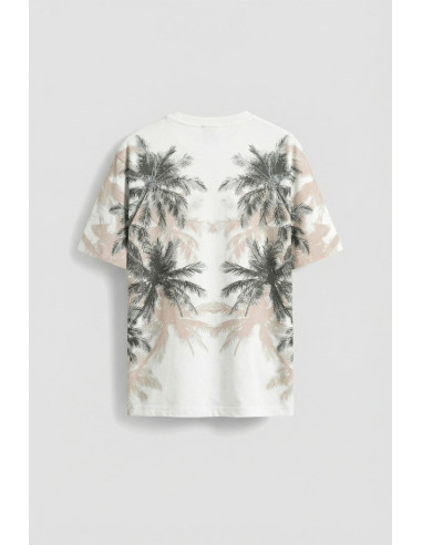 Antony Morato t-shirt regular fit in jersey con stampa floreale mmks02628-fa100144 [d9cbddec]