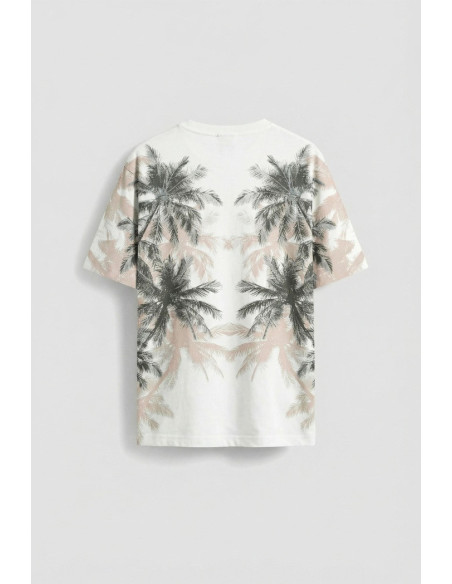 Antony Morato t-shirt regular fit in jersey con stampa floreale mmks02628-fa100144 [d9cbddec]