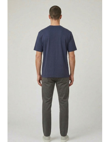 Antony Morato t-shirt regular fit in cotone e viscosa con logo mmks02662-fa100231 [11188b8c]