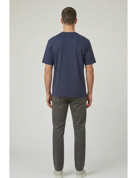 Antony Morato t-shirt regular fit in cotone e viscosa con logo mmks02662-fa100231 [11188b8c]