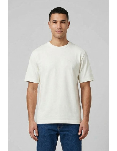 Antony Morato t-shirt regular fit in cotone e viscosa con logo mmks02662-fa100231 [25e3394a]