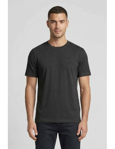 Antony Morato t-shirt regular fit in cotone e viscosa con logo mmks02662-fa100231 [7822ca0b]