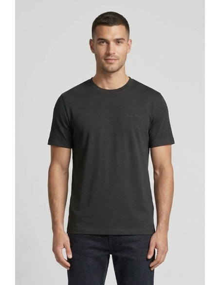 Antony Morato t-shirt regular fit in cotone e viscosa con logo mmks02662-fa100231 [7822ca0b]