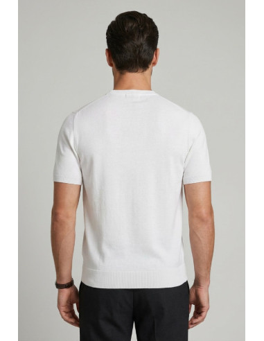 Urban Ring maglia girocollo mezza manica in cotone UR1100005 [49dc2b30]