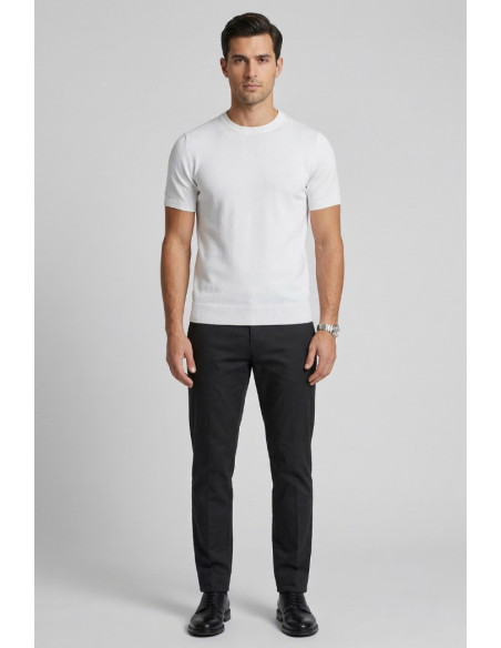 Urban Ring maglia girocollo mezza manica in cotone UR1100005 [fec1ea34]